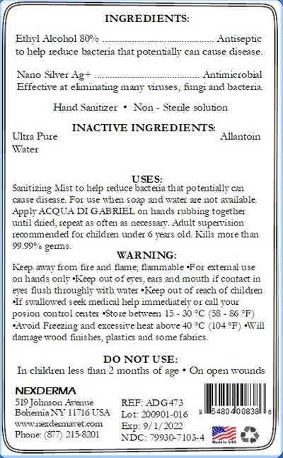 16oz back label - ACQUA 16 BACK